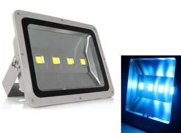 LED Bouwlamp Blauw - 200 Watt, Ophalen of Verzenden, Nieuw, 50 tot 200 watt, Lamp met armatuur