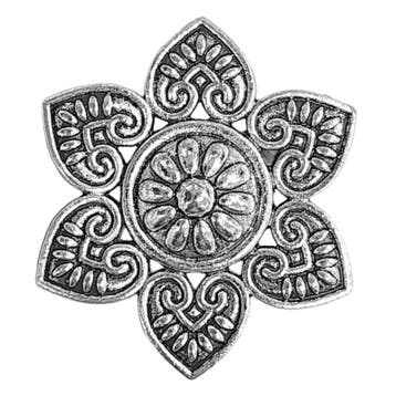 Fako Bijoux - Vestsluiting Broche Rond - Vestclip - Ster, Verzenden, Nieuw