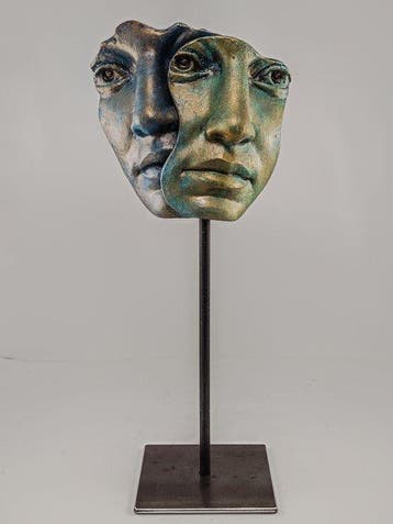 Salvatore Alibrio - Symbiosis - bronze effect