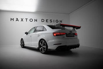 Maxton Carbon Spoiler met LED Audi A3 / A3 S-Line / S3 / RS3, Verzenden