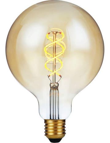 SPL LED Globelamp G125 E27 5W 460lm 2200K Goud 3-staps di..., Ophalen of Verzenden, Nieuw