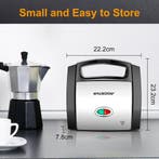 Tosti apparaat - Tosti ijzer - Sandwich maker - 800W - Zwart, Witgoed en Apparatuur, Contactgrills, Verzenden, Zo goed als nieuw