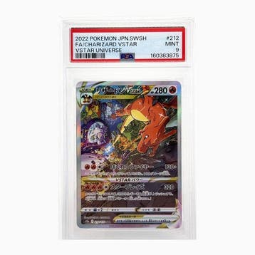 Pokémon - 1 Graded card - Charizard 212/172 Full art, Foil,, Nieuw
