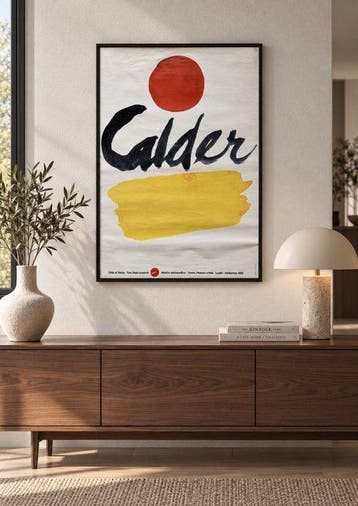 Alexander Calder - Prima Edizione Originale 1983 – Manifesto, Antiek en Kunst
