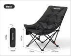 Hoge Rug Campingstoel Opvouwbare Moon Chair Comfortabel, Caravans en Kamperen, Verzenden, Nieuw