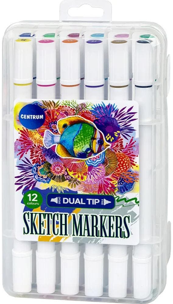 Cozy - Acrylverf Markers (12 stuks) | Centrum - Hobby, Diversen, Schrijfwaren, Nieuw, Verzenden