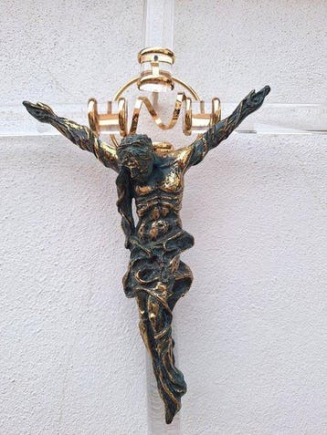 Kruis - Metacrylaat en brons - 1960-1970 - Geïnspireerd door