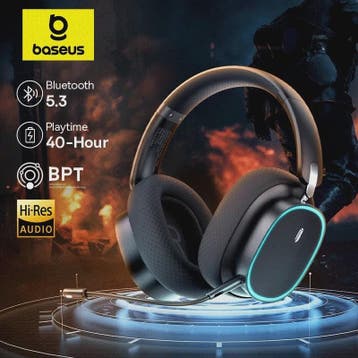 Baseus GH02 Gaming Headset: Draadloos, Bluetooth 5.3, 2.4G,, Audio, Tv en Foto, Verzenden, Nieuw