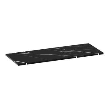Brauer Mirage Topblad - 120 cm - Marmerlook Nero Marquina, Ophalen of Verzenden, Nieuw