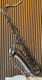F. Besson Tenorsaxofoon ca. 1930–1940 – Vernikkeld, Muziek en Instrumenten, Blaasinstrumenten | Saxofoons, Ophalen of Verzenden