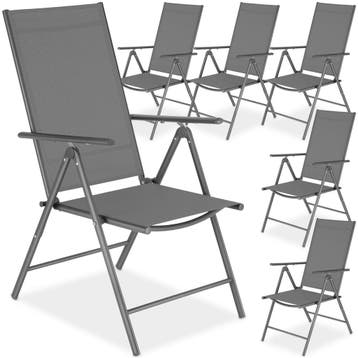 Opvouwbare tuinstoelen met verstelbare rugleuning, gaas, Verzenden, Nieuw