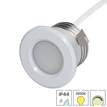 LED mini inbouwspot | 3 watt dimbaar | 3000K warm wit | Ø 37, Verzenden, Nieuw, Overige fittingen