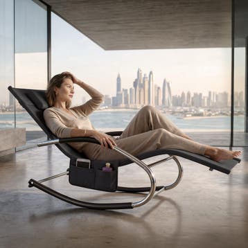Ligstoel Taya, ergonomisch, schommelfunctie, Verzenden, Nieuw
