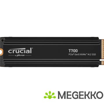 Crucial SSD T700 4TB Heatsink, Computers en Software, Verzenden, Nieuw, Crucial