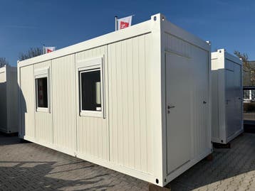 Kantoorunit - 6 x 2.5 mtr - 4 zijramen, Ophalen of Verzenden