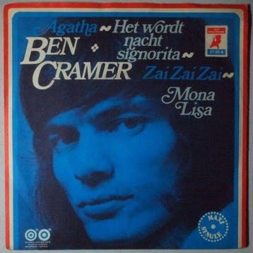 Ben Cramer - Agatha - Single, Cd's en Dvd's, Vinyl Singles, Verzenden, Nieuw in verpakking
