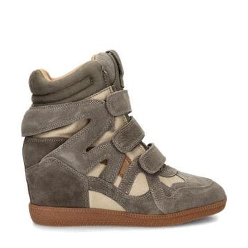 Steve Madden Mavis hoge sneakers voor dames in het Taupe, Overige kleuren, Verzenden, Steve Madden, Nieuw