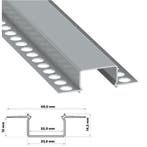 Pleister LED Profiel 2 Meter | Tot 20mm LED Strip, Ophalen of Verzenden, Nieuw, Minder dan 50 watt, Armatuur