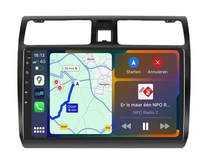 Suzuki Swift Navigatie Radio met Apple Carplay Android Auto, Auto diversen, Autoradio's, Nieuw, Ophalen of Verzenden