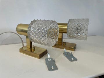Wandlamp - Metaal, Glas