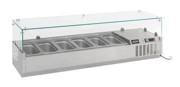 Combisteel Opzetkoelvitrine | 5x 1/4 GN | 1200x335x435mm, Ophalen of Verzenden, Nieuw