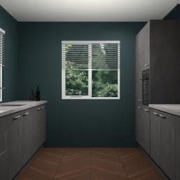 Beton Antraciet-keuken Lusaka 46013, Verzenden, Nieuw