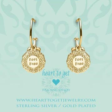 Heart to Get 925 Sterling Zilveren Goudkleurige Bohemian, Verzenden, Nieuw