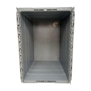 Distributiebak, 600x400x416 mm, euronorm, grijs kunststof,, Ophalen of Verzenden
