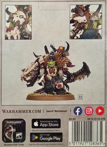 Orks Beastboss (Warhammer Nieuw), Hobby en Vrije tijd, Wargaming, Ophalen of Verzenden, Nieuw