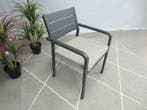 Te Velde tuinmeubelen barolo aluminium tuinstoel antraciet, Tuin en Terras, Tuinstoelen, Nieuw, Aluminium, Stapelbaar