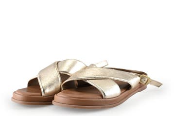 Atelier Tropezien Sandalen in maat 37 Goud, Kleding | Dames, Overige kleuren, Verzenden, Sandalen of Muiltjes, Zo goed als nieuw