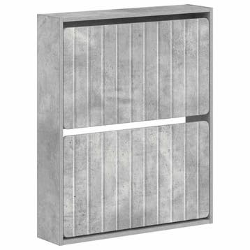 vidaXL Wandgemonteerde Schoenkast ZWOLLE 71 x 17 x 86 cm, Verzenden, Nieuw