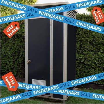 Gloednieuwe mobiele badkamer kopen voor een scherpe prijs!, Nieuw, Toilet