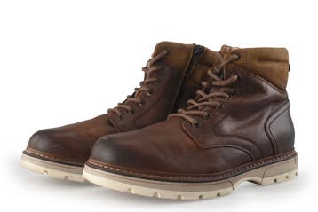 Nelson Veterboots in maat 44 Cognac, Overige kleuren, Verzenden, Boots, Zo goed als nieuw