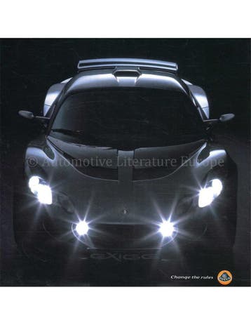 2004 LOTUS PROGRAMMA BROCHURE, Nieuw, Author