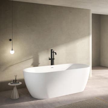 Sani Royal Vrijstaand bad 180x80cm Mat Wit, Nieuw
