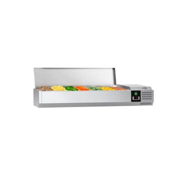 GGM Gastro | Opzetkoelvitrine PREMIUM - 1500x335mm - 7x GN |, Zakelijke goederen, Verzenden
