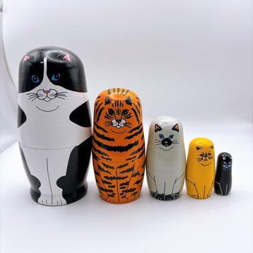 DETAIL INC. - Beeldje - Midori Komatsu “Feline 5” Cat