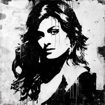 David Law (1967) - Dalida (Stencil)