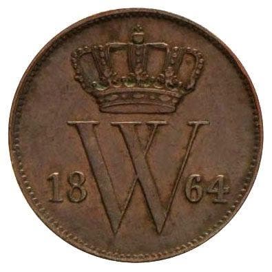 1 Cent 1860-1873 Willem III ZFr, Postzegels en Munten, Munten | Nederland, Verzenden