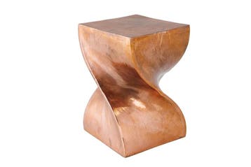 Sculpturale bijzettafel TWIST 30cm handgemaakt nachtkastje, Huis en Inrichting, Banken | Voetenbanken en Poefen, Ophalen of Verzenden