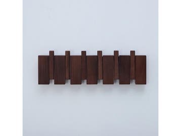 Urban State Piano - Wandkapstok - 6 haken - Donker walnoot, Verzenden, Nieuw