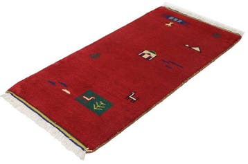 Gabbeh - Vloerkleed - 140 cm - 70 cm - Moderne Indo Tapijt, Nieuw