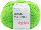 Katia Basic Merino - 95 neon groen - Wol/Acryl Garen, Hobby en Vrije tijd, Breien en Haken, Ophalen of Verzenden, Nieuw