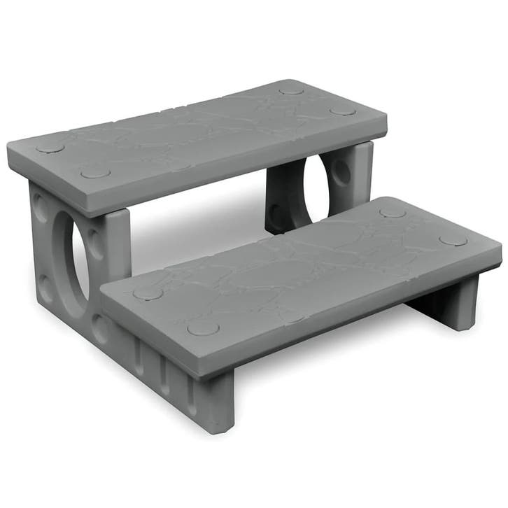 vidaXL Spatrap grijs, Tuin en Terras, Zwembad-toebehoren, Nieuw, Verzenden