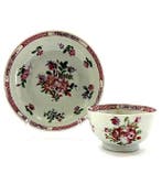 Dinastia Qing Epoca Qianlong, ca. 1750-1770 - Kop en schotel