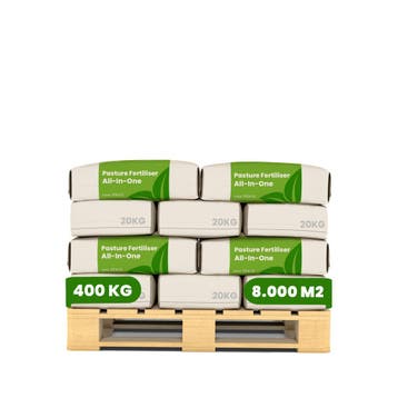 Weidemeststof All-In-One(20x = 400 kg – voor 8.000 m2), Verzenden, Mest