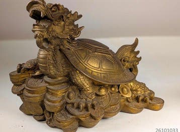 groot beeld drakenschildpad (Longgui) - Koper - China