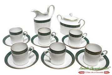 Richard Ginori Greca verde Oro - Koffieservies -