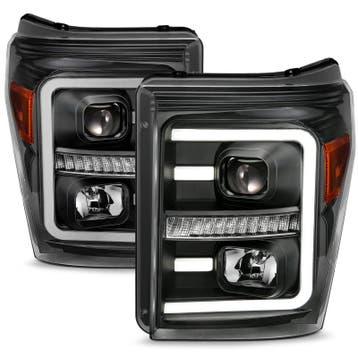 ANZO 2011-2016 Ford F250 Projector Headlights w/ Plank Style, Ophalen of Verzenden, Nieuw